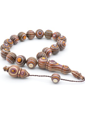 Murty99 Sistemli Küre Kesim Bej Mor Kafur Ağacı Efe Maskot Tesbih