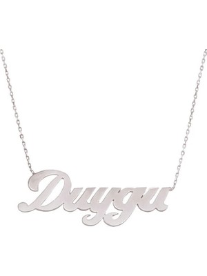 Inure Jewelry Gümüş Kişiye Özel Isimli Bayan Kolye