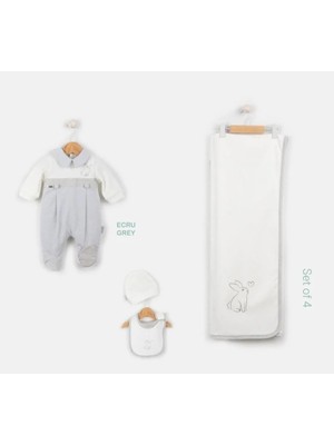 Babydoll Zıbın Takımı Babydola Gri