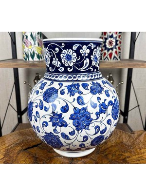 Çini Evi Saray Mavisi – Iznik Çini Şah Vazo