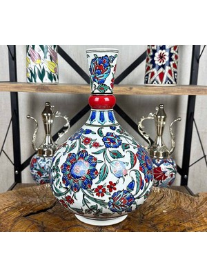 Çini Evi Saray Çiçekleri – Iznik Çini Vazo