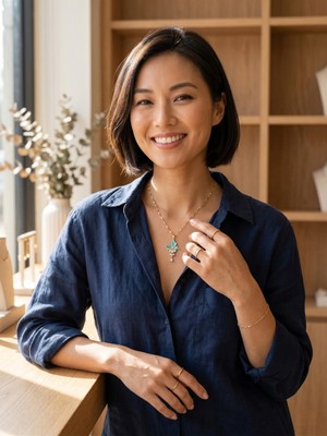 Mila Moja Kelebek Kolye