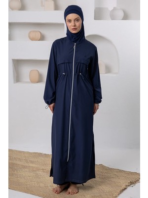 Adasea Chaand Battal Uzun Kollu Tesettür Mayo 1505-P