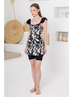 Adasea Bedy Yarı Kapalı Tesettür Mayo 1623