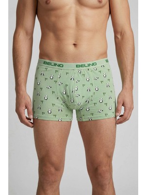 Belinoplus Erkek Boxer Şort Desenli- Panda Love