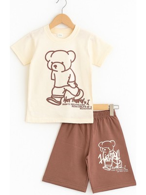 Babyzey Baskılı Erkek Çocuk Yazlık Takım