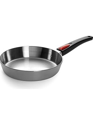 Indispensablely Woll 1524CO Paslanmaz Çelik Çok Katmanlı Tava 24 cm Yuvarlak, 5 cm Yüksekliğinde Indüksiyon Için Çı