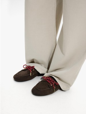 Parfois Kadın Çift Bağcıklı Deri Mokasen