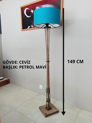 Balsa Dekor Ahşap Lambader