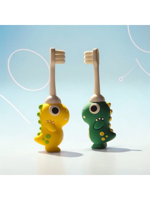Smileyes Ultra Yumuşak Bebek Diş Fırçası Sarı 0 - 6 Yaş İçin Hassas Diş Etleri Uygun PBT Malzeme