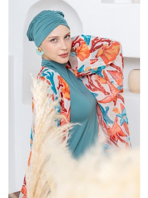 Maresiva Irene Likralı Uzun Kollu Tesettür Mayo 2113