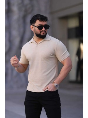L-KOM Erkek Polo Yaka Kısa Kollu T-Shirt
