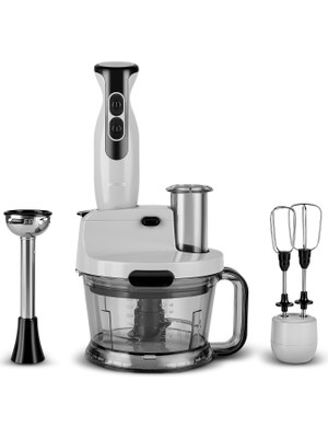 Karaca Pro Multifonksiyonel Mutfak Robotu 2000W Cool Gray