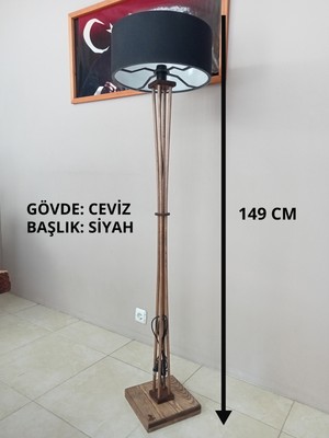 Balsa Dekor Ahşap Lambader