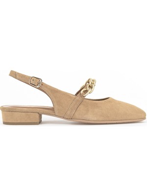 Ziya, Kadın Hakiki Deri Topuklu Ayakkabı 1611030Z26572 Camel