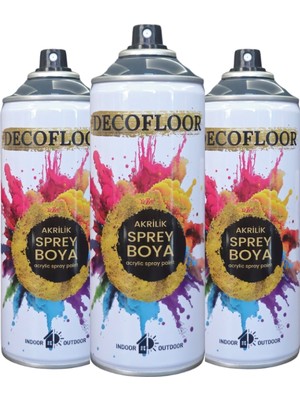 Decofloor Akrilik Sprey Boya (3 Adet)