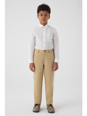 NBT Jeans Bg Store Erkek Çocuk Kahverengi Pantolon