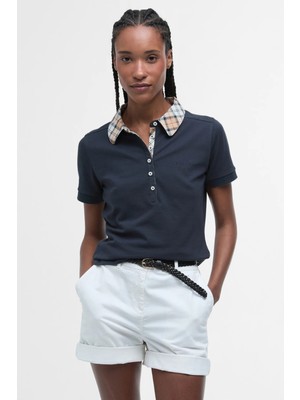 Barbour Malvern Top Polo Yaka NY13 Navy/hessian