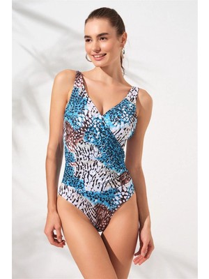 Pierre Cardin 241127-T Cannes Kalın Askılı Kruvaze Mayo