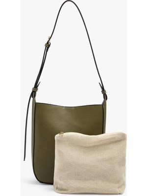 Parfois Kadın Çıkarılabilir Iç Cepli Sade Omuz Çantası