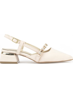 Ziya, Kadın Topuklu Ayakkabı 1611060Z3647 Ten