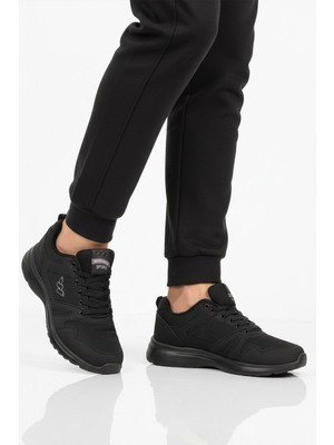 Walkway Siyah Fileli Hafif Hava Alabilen Esnek Erkek Spor Ayakkabı 020 M