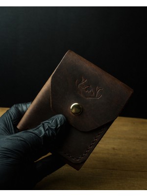 Craft And Luna El Yapımı Hakiki Deri Cüzdan - Rawfold V2