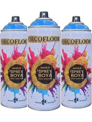 Decofloor Akrilik Sprey Boya (3 Adet)