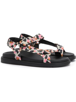 Barbour Caitlin Sandalet BE12 Leopard Print