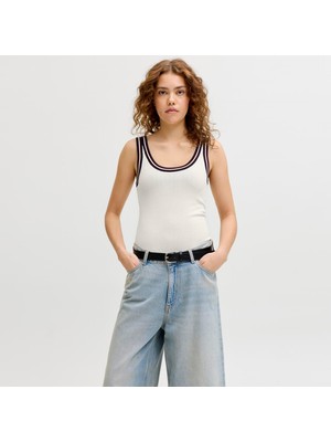 Jack & Jones Kadin Kolsuz Örme Üst - Mina