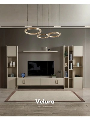 Velura Home & Living Monaco Tv Ünitesi (Alt + Üst Blok)