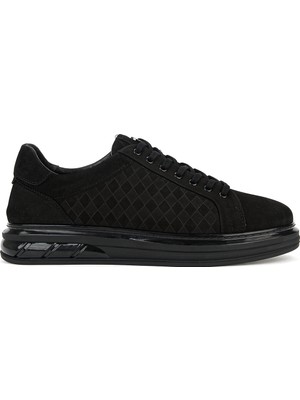 Ziya, Erkek Hakiki Deri Sneaker 1611057Z10112 Siyah