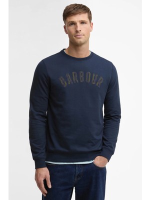 Barbour Berwick Crew Neck Sweatshirt NY91 Navy