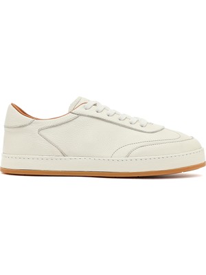 Derimod Erkek Beyaz Bağcıklı Deri Sneaker 26SFD6314FT
