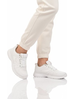 Walkway Beyaz Fileli Hafif Esnek Büyük Numara Spor Ayakkabı 020 M