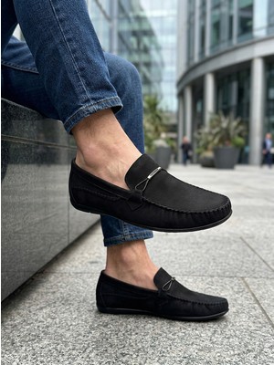 KAFKASLAR AYAKKABI Hakiki Yağlı Deri Yumuşak Kaymaz Taban Ortopedik Günlük Erkek Babet Ayakkabı