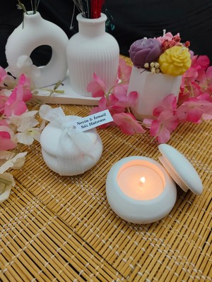 Düşler Tasarım Evi 🕯️ Mantar Kapaklı Mum – Özel Gün Hediyeliği 🕯️ Nişan, Söz, Isteme Özel Gün Hediyelikleri (15 Adet)