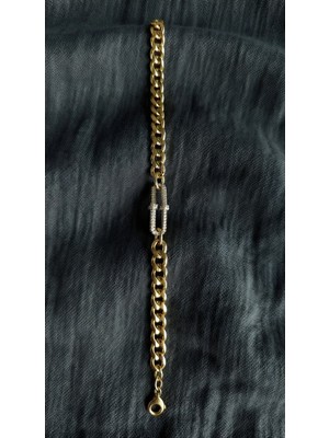 Fully Vip Altın Rengi Zincir Bileklik