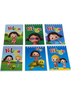 Keskin Color A7 Niloya 42 Yaprak Spiralli Bloknot 140100-89 (48 Li Paket)