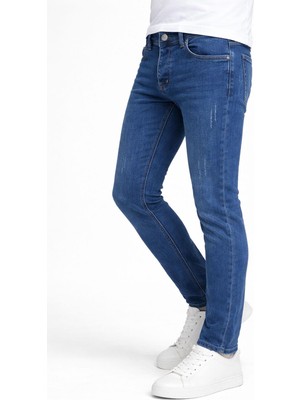 Denim Loni Black Wood Erkek Slim Fit Jean Pantolon - 7568