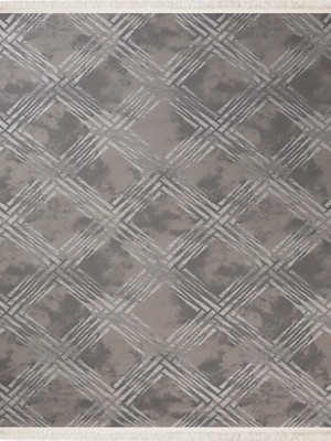 Nexus Halı Hanzade 3120 Gri Triko Akrilik Yumuşak Dokulu Kolay Temizlenebilir Halı