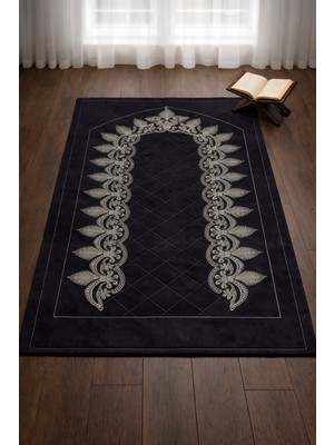 Hig Store Kapitoneli Nakışlı Çeyizlik Gelin Damat Bohçası Hediyelik Işlemeli Seccade 70X110 Ebat