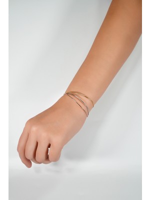 LesPeras 14 ayar Altın 3.99 Gram Renkli Bileklik Takımı