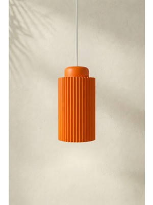 Dekoratif Sarkıt Avize | Mutfak, Ada Mutfak ve Salon Için Yivli Silindir Sarkıt Lamba