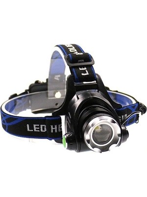 800 Lümen Tx6 Şarjlı Zoomlu Kafa Feneri