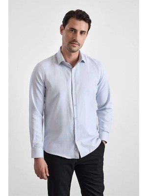Süvari Taş Slim Klasik Yaka Casual Gömlek
