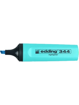 Kitabevimden Edding Fosforlu Kalem Mavi 344 (10 Adet)