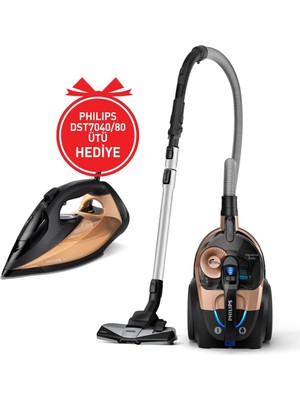 Philips BXA0078/00, XB7151/07 Toz Torbasız Süpürge (DST7040/80 Ütü Hediyeli)