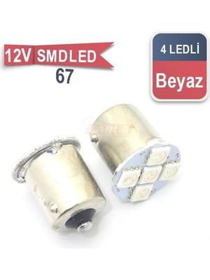 PINUKS 67 12V 6 Smd LED Ampul Takım