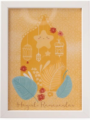 Cigit Küçük Çerçeve 16X21 cm Hayırlı Ramazanlar